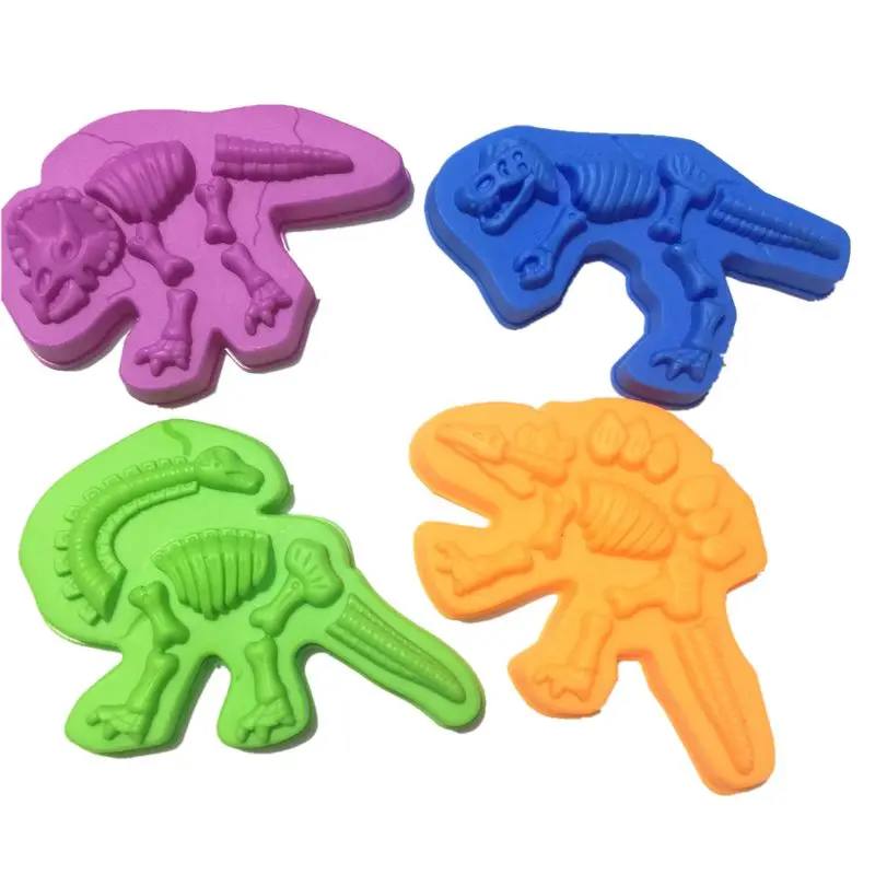 Dinosaur Plasticine Mould Tools DIY Clay Moulds Toy Kit Dough Modeling Clay Toys play dough tools modelling clay modeling tools