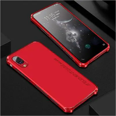 Металлический каркас для телефона Крышка для VIVO X23 x23 тонкий жесткий алюминиевый Гибридный чехол из поликарбоната для VIVO X 23 CasesFor VIVO X2 3 Funda - Цвет: All Red