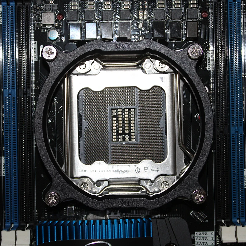 new for lga 2011 cooler bracket motherboard socket 2011 cpu cooler intall mount plastic stents frame Free thermal grease