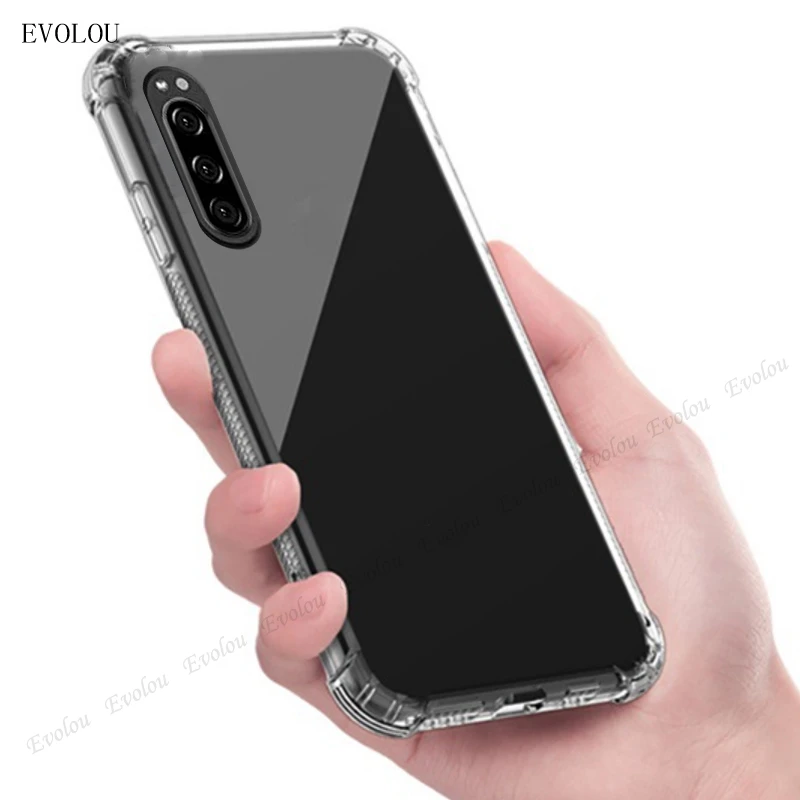 Shockproof Transparent Crossbody Lanyard Phone Case with Clear Back Cover