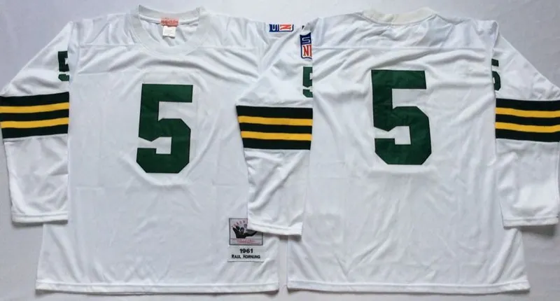 Stitiched, Green Bay, Reggie White, brett favre, Bart Starr, Ray Nitschke, Aaron Rodgers, Donald Driver, Paul Hornung, Throwback Jersey - Color: Red