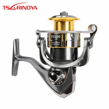 

TSURINOYA FS3000 Spining Reel 9+1BB 5.2:1 Metal Spool Aluminium Handle De Pescaria Fishing Rock Pescaria Reel Molinete Pesca