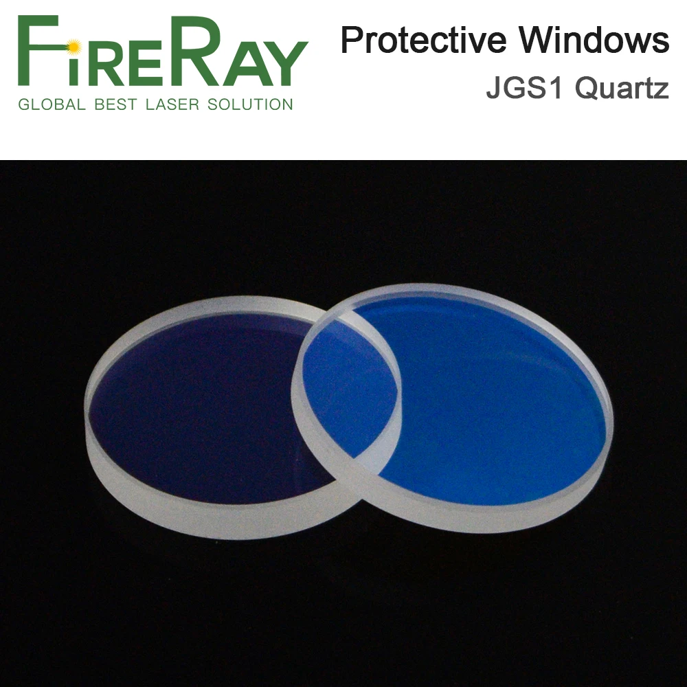 FireRay Protective Windows D30 D35 Series кварцевый плавленый кремний для волоконного лазера 1064 нм