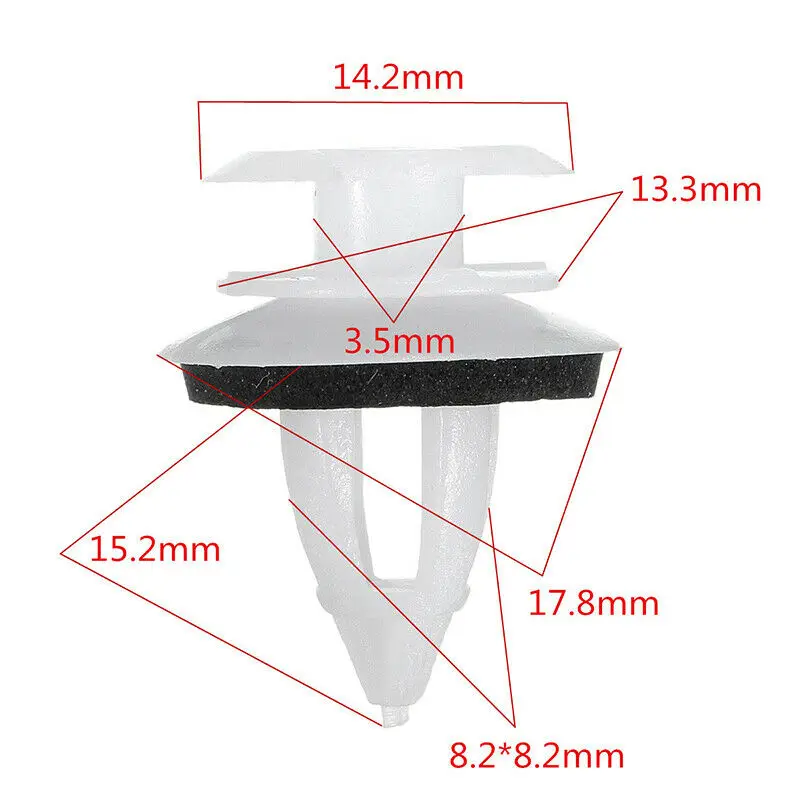 

Trim Clips Car Clips with Washers 7.5-8mm Hole Size For BMW BE36 E38 E39 E46 X5 M3 M5 Z3 Car Interior Plastic Door Panel