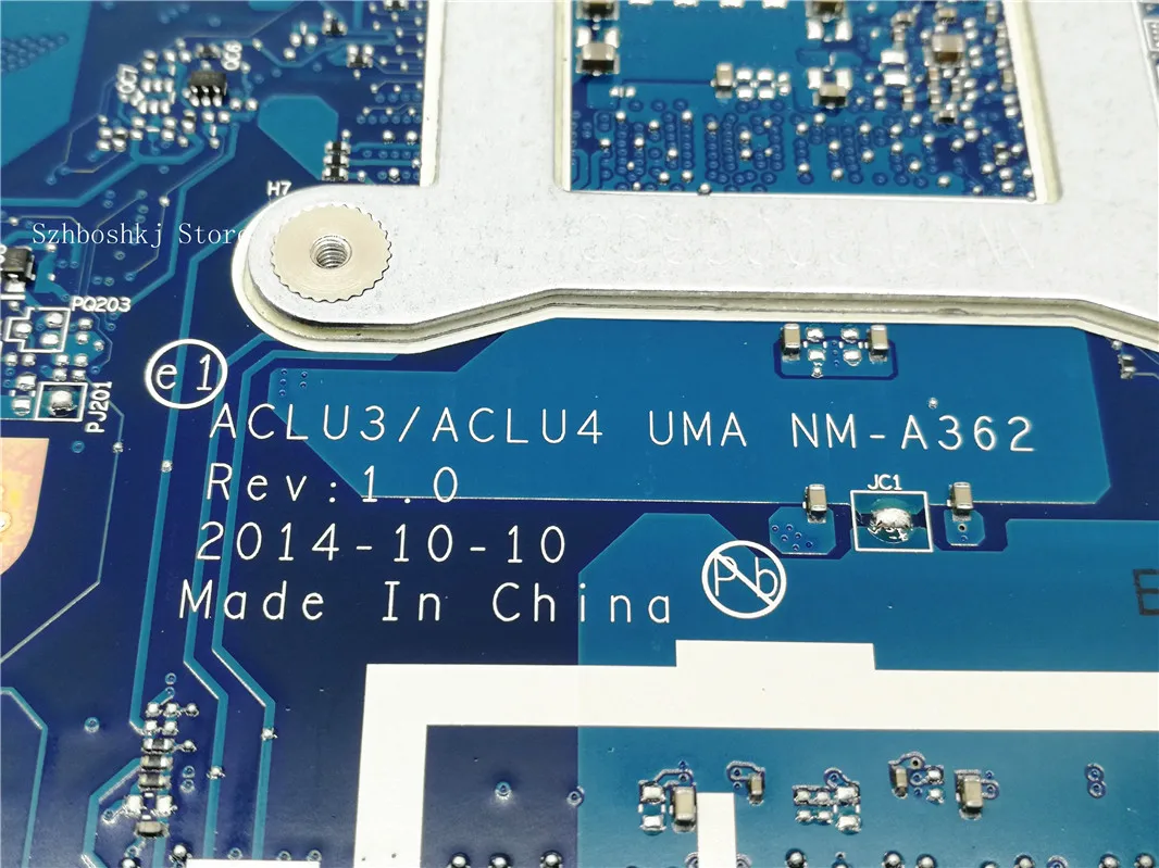 ACLU3/ACLU4 UMA NM-A362 для LENOVO G50-80 материнская плата для ноутбуков FRU 5B20H14375 с процессором SR215 3205U(подходит для i3 i5 i7) Тесты ОК