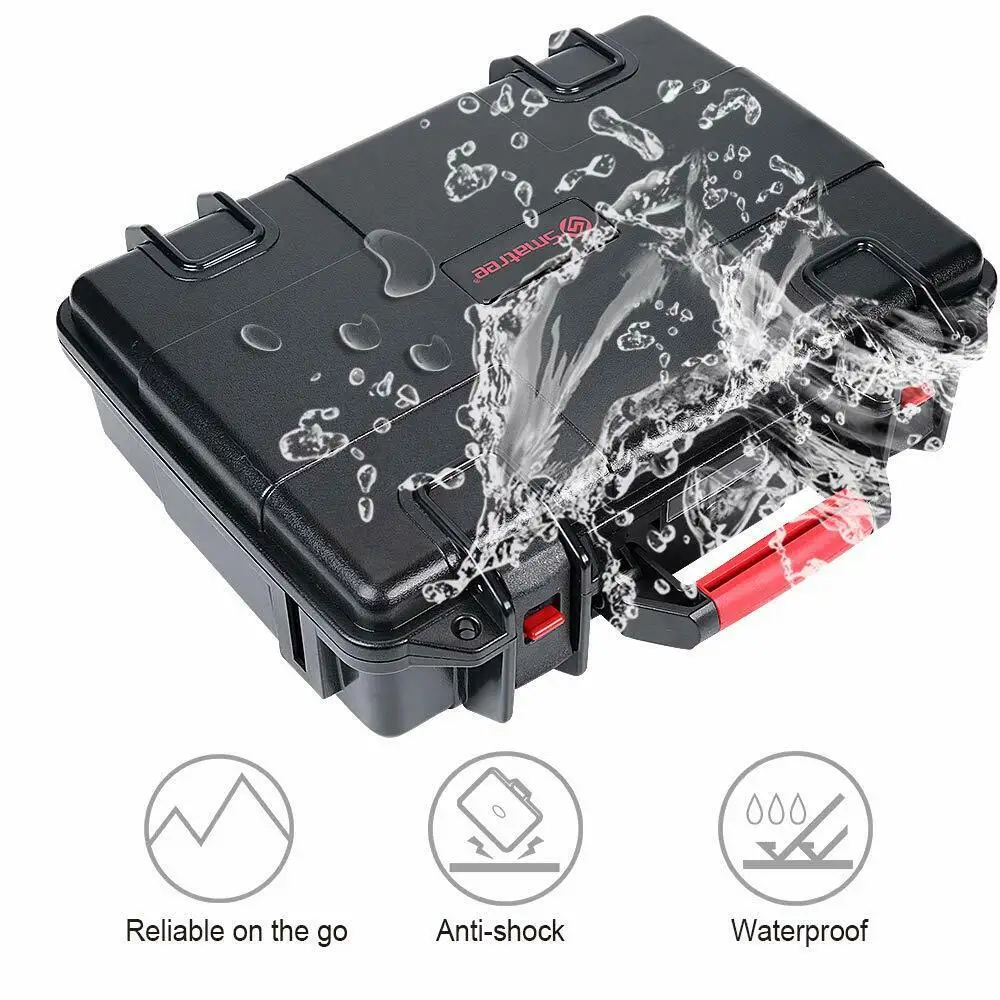 Smatree водонепроницаемый твёрдый чехол для DJI Mavic Pro/Air 2/Pro/с переменным фокусным расстоянием со смарт-контроллер для интеллигентая(ый) бортовые батареи и аксессуары