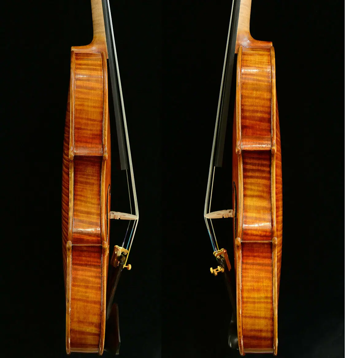 Настоящая фотография на удивление исключительная скрипка 4/4 собственный работа