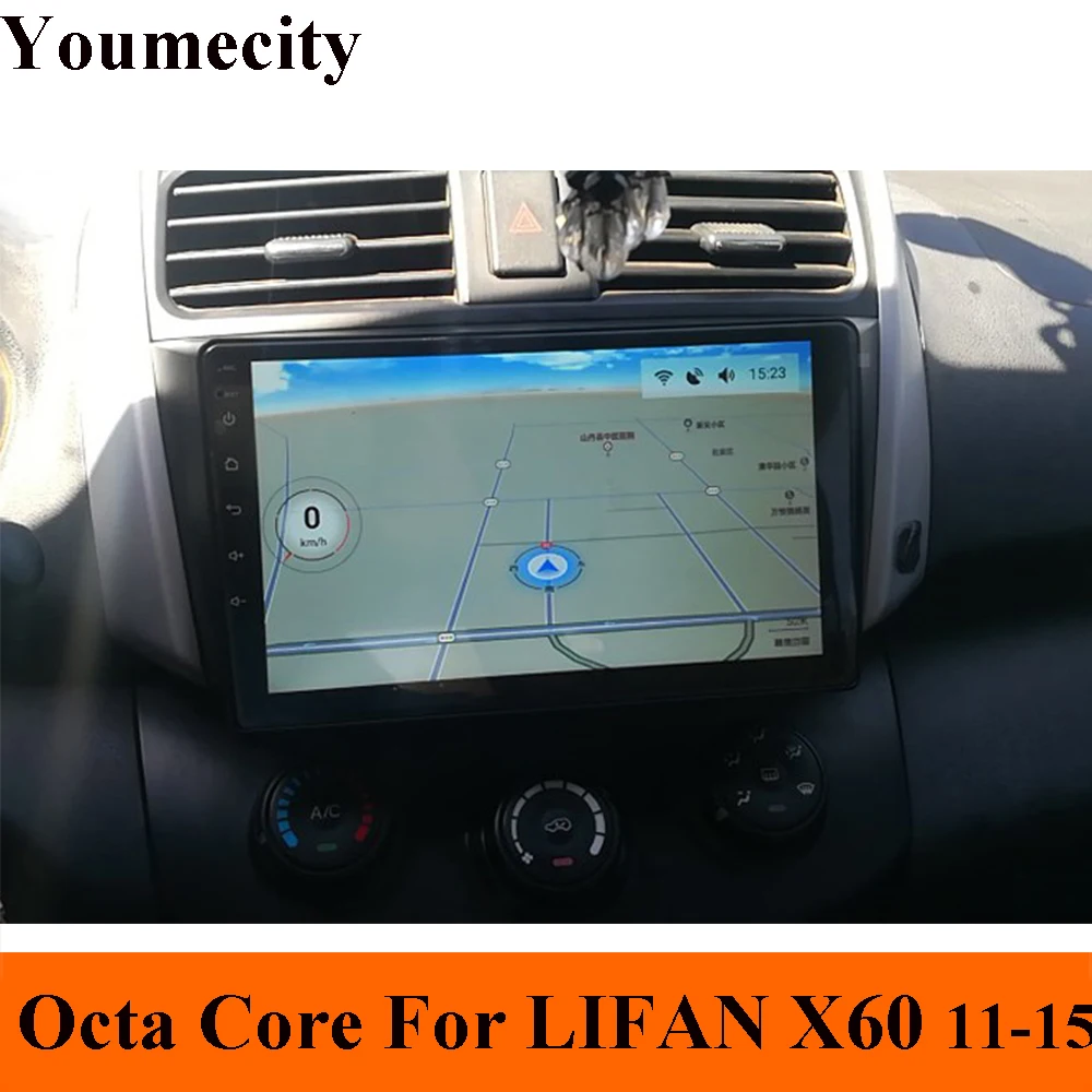 S/Android Восьмиядерный Автомобильный DVD плеер для LIFAN X60 2011 2012 2013 2014 2015 WIFI Carplay TPMS DVR OBD2