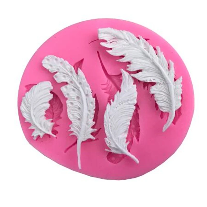 Силиконовая форма в форме пера для украшения тортов | Дом и сад