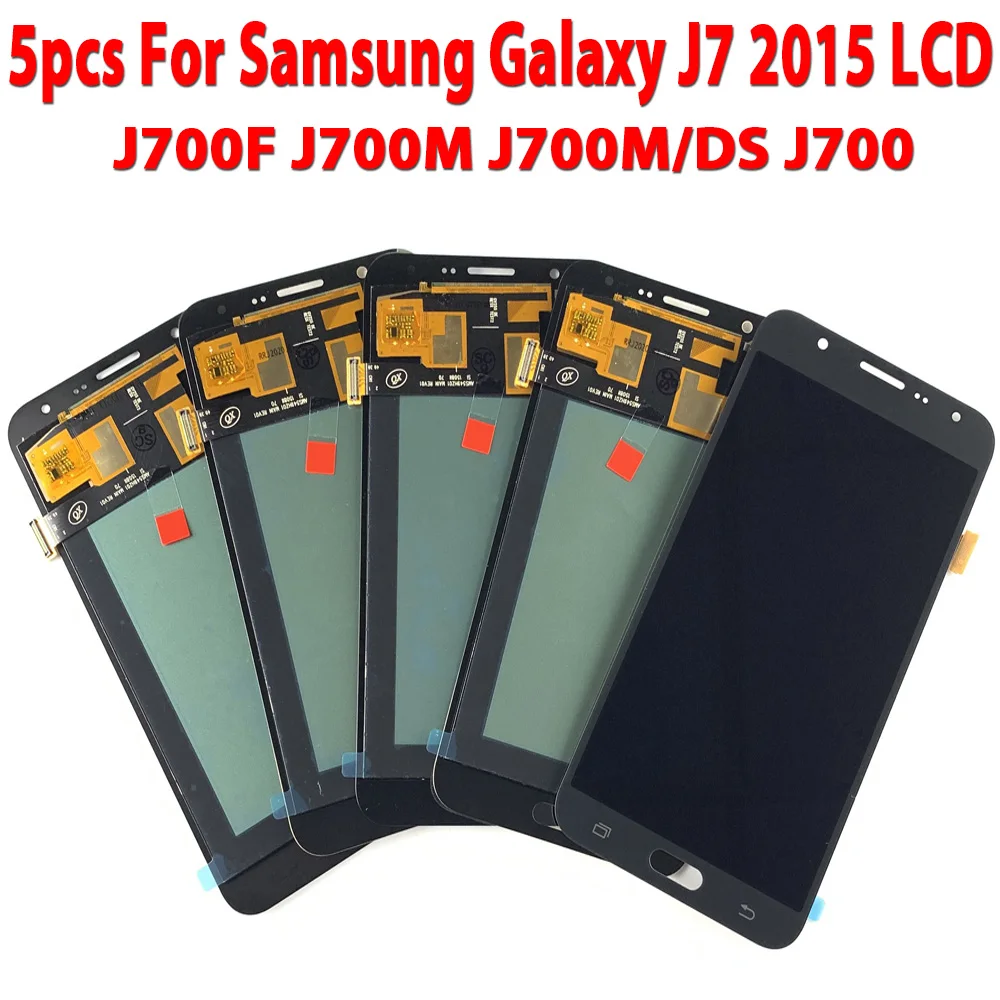 5 шт./лот Incell J700 ЖК-дисплей для Samsung J7 2015 ЖК-экран SM-J700F J700M J700H/DS дисплей сенсорный