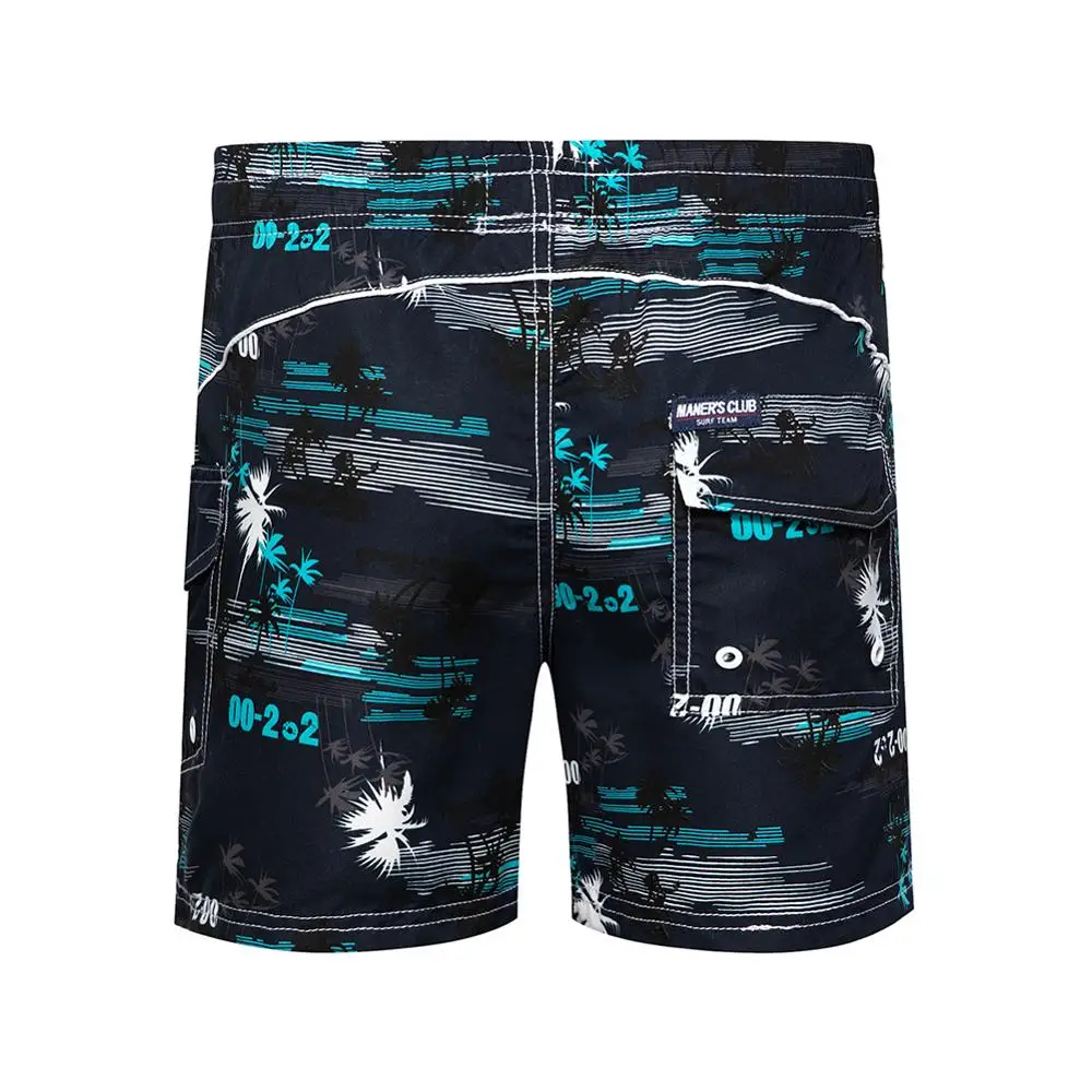 Summer Mens Board Shorts Printed Casual Quick Drying Swimming Beach Surf Board Short Pants for Men Printed Fashion Mens Shorts