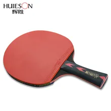 2 шт./лот углеродная ракетка для настольного тенниса с длинной короткой ручкой ракетка для пинг-понга ракетка с чехлом