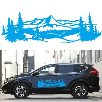 

Decal Car sticker Tree Mountain Replacement 2pcs Auto Truck Forest Vinyl