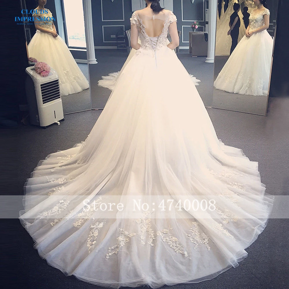 Сексуальное Элегантное свадебное платье с кружевной аппликацией Vestido De Novia, настоящая фотография, свадебное платье
