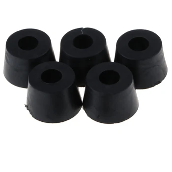 

5 Pieces 23x15mm Cabinet Amplifier Speaker CD Isolation Rubber Feet Pad Base