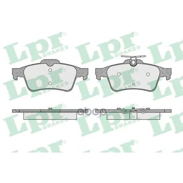 Колодки Тормозные Ford Focus Ii/Iii/Mazda 3/Opel Vectra C/Volvo S40 Задние Lpr 05p1637 Lpr арт. 05P1637