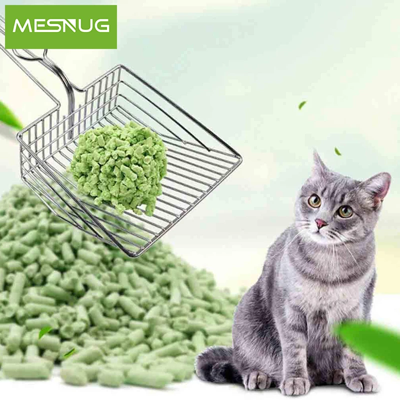 MESNUG прочный металлический совок для кошачьего туалета удобная ручка котенок