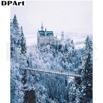 

Diamond Painting Full Square/Round Drill Castles and Woods 5D Daimond Painting Embroidery Cross Stitch Mosaic Rhinestone Zou375