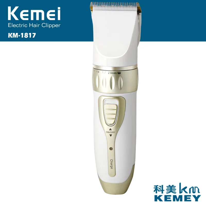 Kemei, электрическая машинка для стрижки волос, KM-1817, беспроводная, тонкая настройка, электрическая машинка для стрижки волос, для салона, специальная электрическая машинка для стрижки волос
