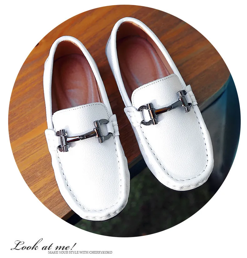 2020 Spring Genuine Leather Kids Shoes for Boys Flats Mocassins Fashion Soft Children Shoes For Boy Girls Casual Flat Slip On Loafers (13)