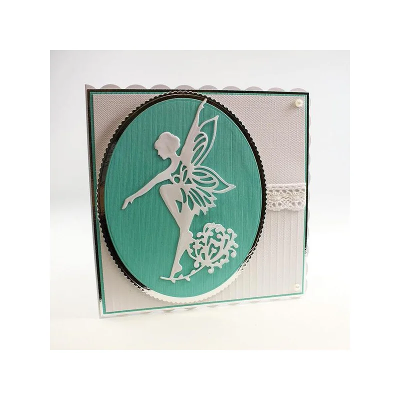 

New Dies for 2019 Fairy Girl METAL CUTTING DIES Scrabpooking Craft Christmas Die Cut Stamps Embossing Stencil Card Making DIY