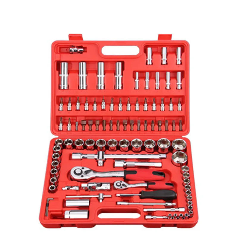 78 94 шт. набор инструментов для ремонта авто отверток гаечный ключ комплект