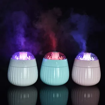 

380ML Color light Air Humidifier Romantic Projection Essential Oil Aroma Diffuser with 7 Changing Led Light for Office Car Home