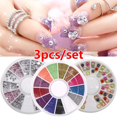 Color 2 3 коробки кристаллы для ногтей Стразы ювелирные изделия DIY Дизайн ногтей украшения Смешанные цвета неправильные бусины 3D ногтей Шарм драгоценные камни для маникюра - Цвет: Color 2