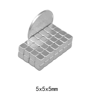 

20~500PCS 5X5X5 mm Small Square Magnets N35 5mmX5mm Neodymium Magnet 5x5x5mm Permanent NdFeB Strong Powerful Magnetic 5*5*5 mm