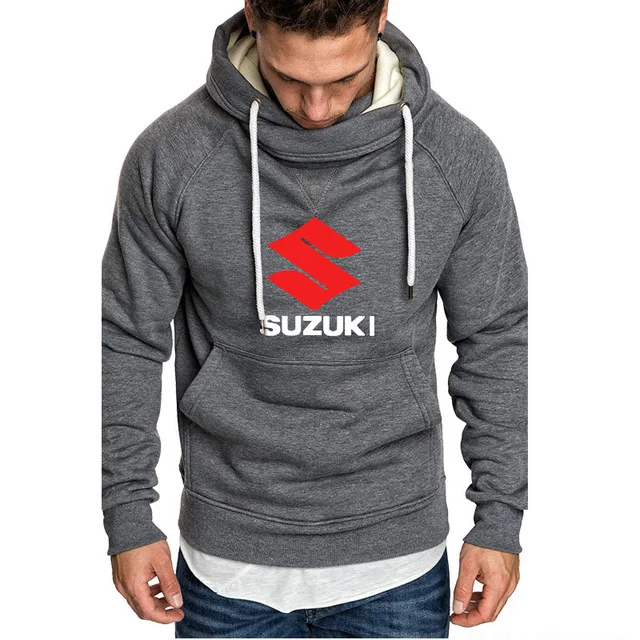Толстовки мужские для Suzuki с логотипом автомобиля, толстовка с принтом, весна-осень, модная мужская толстовка в стиле хип-хоп, harajuku, Повседневная Толстовка с капюшоном, флисовый спортивный костюм