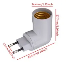 ПБТ ПП светодиодный светодиодные лампы EU E27 светильник адаптер розетки для подключения держатель лампы конвертер