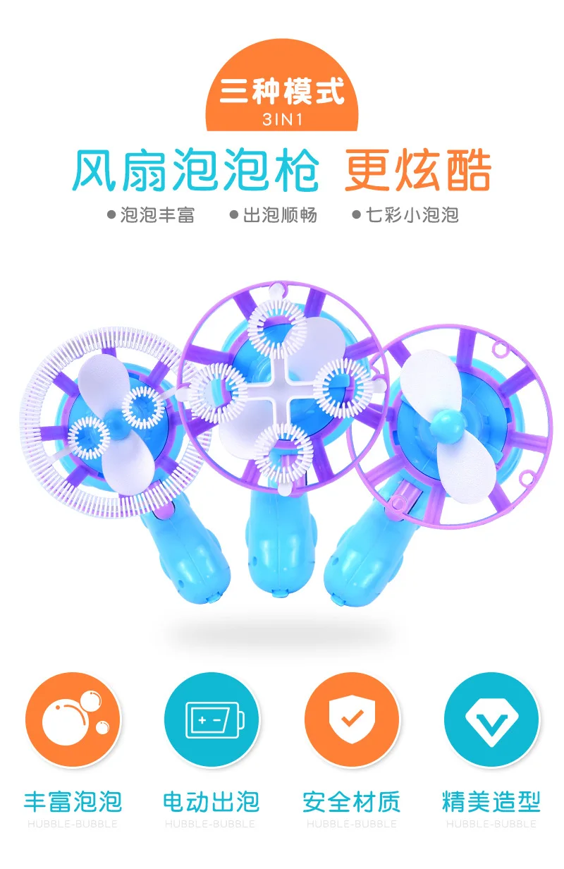 HN248 [Douyin Стиль Знаменитостей] Интернет Стиль Знаменитостей вентилятор пузырьковый пистолет детская полностью автоматическая дующая машина с пузырями игрушка