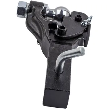 

Heavy- Duty 8 Ton Ball Combo Pintle Hook Tow Hook Hitch Towing 4WD Truck Trailer