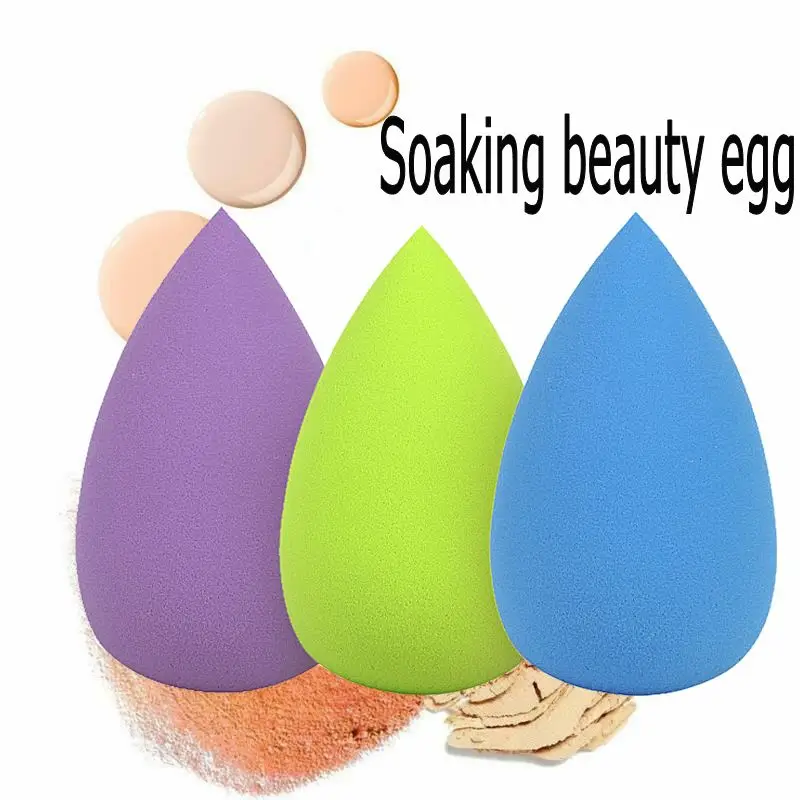 

Soaking sponge beauty egg professional puff foundation concealer foundation cream easy to use soft water sponge makeup tool