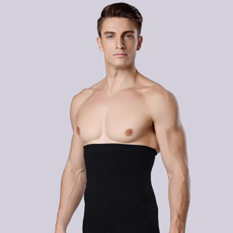NY014 живот Холдинг луч Bellyband дышащий фитнес Нижнее белье пластиковый пояс Пояс тонкий мужской корсет Bellyband