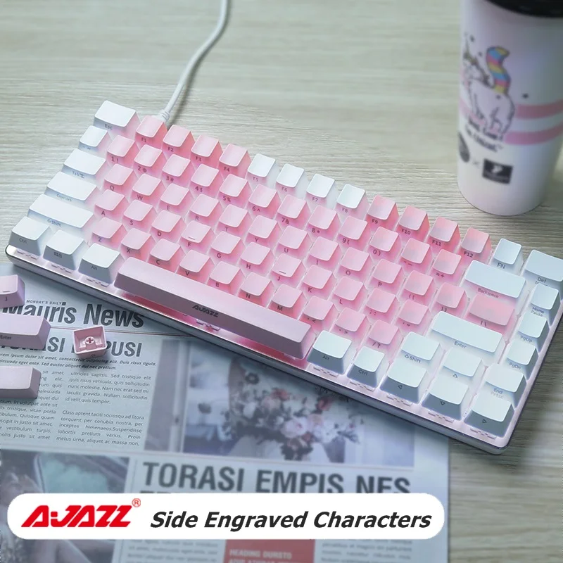 Клавиатура Ajazz AK33 Механическая механическая портативная с милой девушкой USB
