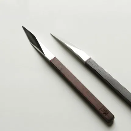 Нож для чая из дамасской стали pu-erh ручная деревянная ручка детали чайного конуса