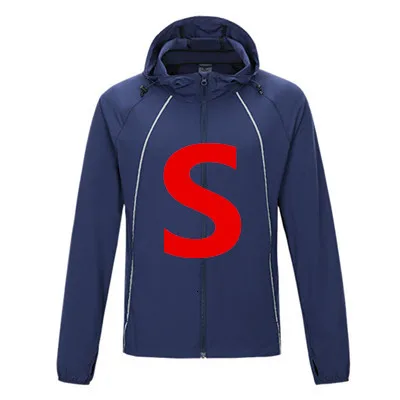Man dark blue s XiaoMi ULEEMARK Солнцезащитная одежда для кожи трендовая дышащая ультратонкая спортивная мужская и женская Солнцезащитная одежда куртка - Цвет: Man dark blue s