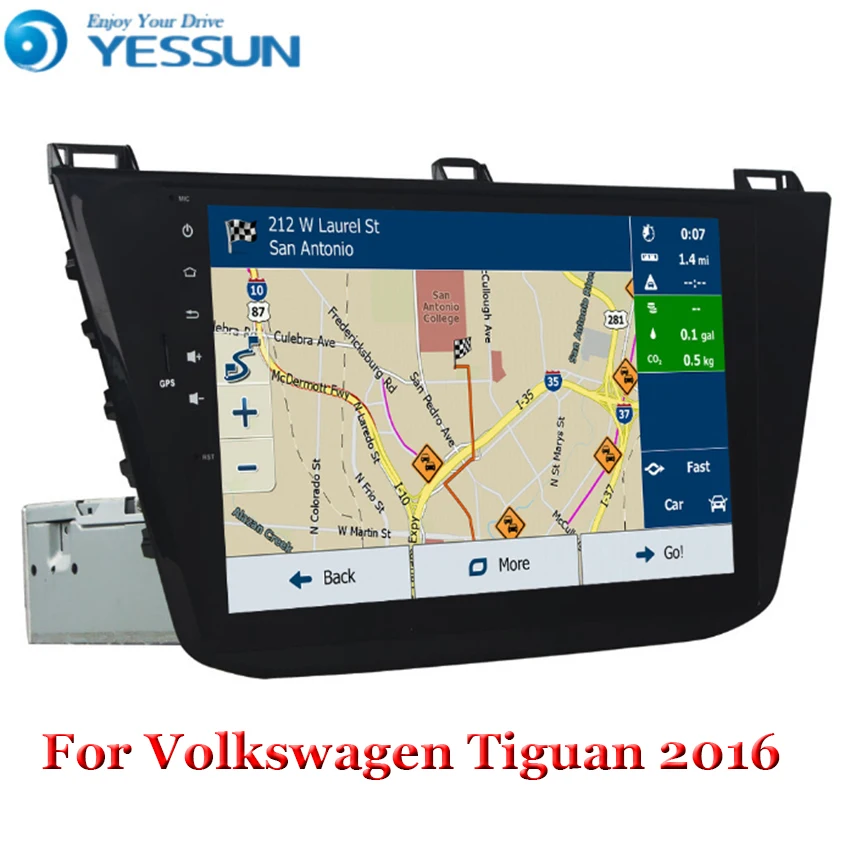 Восьмиядерный 10," дюймовый стерео Android 9,0 автомобильный радиоприемник для Volkswagen Tiguan gps навигация Bluetooth головное устройство