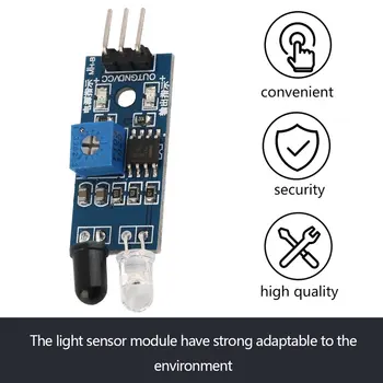 

Super Deals 1Pc IR Infrared Obstacle Avoidance Sensor Module for for Arduino Smart Car Robot Mini Size Light Weight