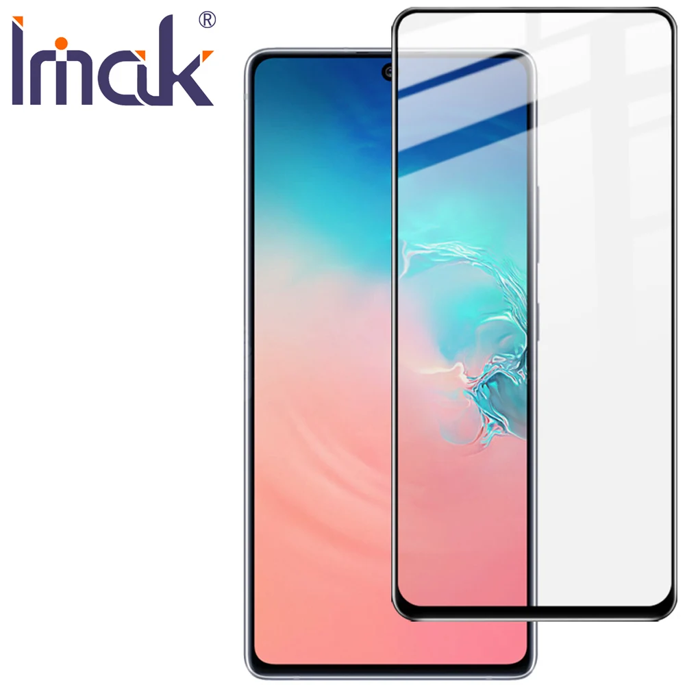 Imak Pro + полноэкранный Клей закаленное стекло для Samsung Galaxy S10 Lite G770F олеофобный |