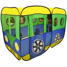 Детская палатка Большая Крытая принцесса детский домик уличная игровая машина автобус океан мяч бассейн игрушки Ткань Складная для детей от 2 до 4 лет