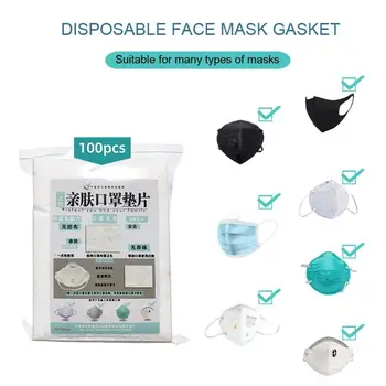 

100Pcs Kids Adult Dust Proof Breathable Anti Haze Disposable Mouth Mask Inner Pad Filter Practical Disposable universal mask pad