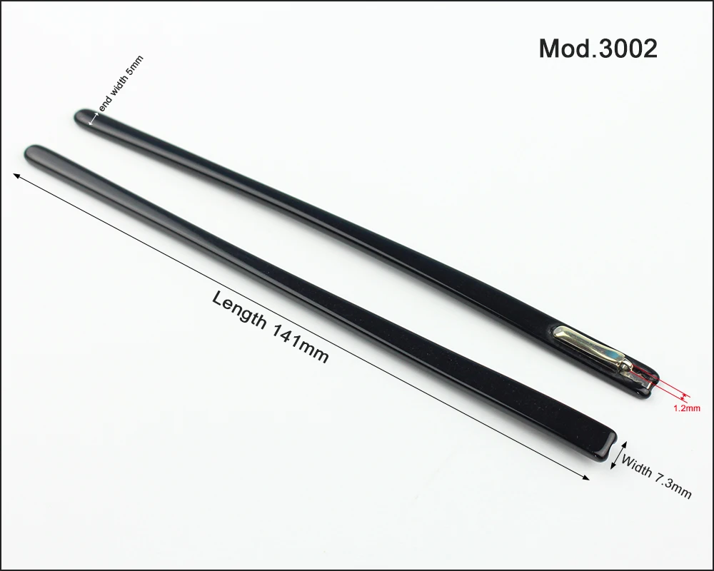 Kostenloser Versand 20 stücke (10 paar) Schwarz Gläser Acetat Brillen Tempel Bein Spitze Optische Rahmen Brillen Reparatur Teile – Detail 4