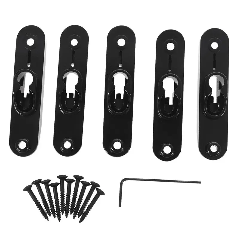 4 or 5 String Bridge Saddles Heavy Duty Individual Bass Tailpiece Black | Спорт и развлечения