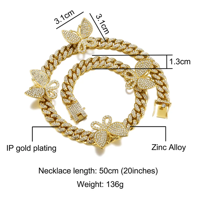 D Z Hip Hop 13mm Butterfly Cuban Link Chain For Men Iced Out Bling Rhinestone Chaine Homme Fashion Jewelry Wholesale Necklace Aliexpress D Z Hip Hop 13mm Butterfly Cuban Link Chain For Men Iced Out Bling Rhinestone Chaine Homme Fashion Jewelry Wholesale Necklace Aliexpress