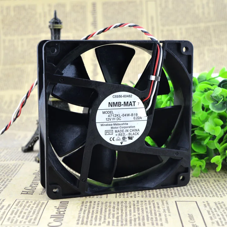 12032 4712KL-04W-B19 12V 0.22A защиты электродвигателя Вентилятор охлаждения