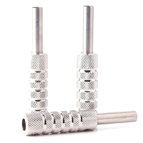 Self-Lock Tattoo Grip Aluminum Alloy Tattoo Machine Supply Handle Grips Tube Back Tube