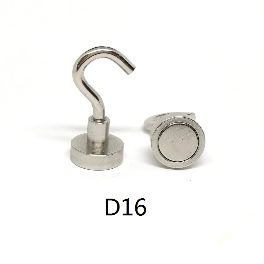 N42 Magnetic Fishing Hooks Strong Neodymium MAGNET Holder NdFeB Pot Magnet Dia 16mm-60mm