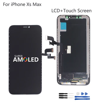 

For iPhone Xs Max OLED LCD Display Touch Screen Digitizer Assembly High Quality For iPhone X Max Screen 3D Touch No Dead Pixel